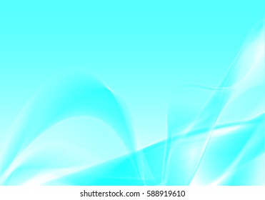 Abstract wave background advertising vector shiny colorful line blue