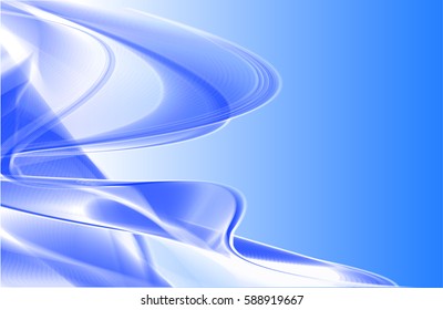 Abstract wave background advertising vector shiny colorful line blue