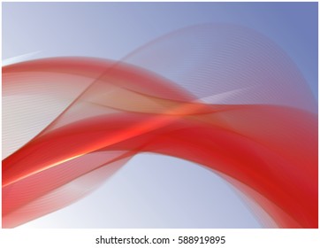 Abstract wave background advertising vector shiny colorful line red
