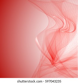 Abstract wave background advertising vector shiny colorful line red
