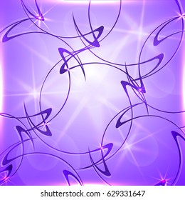 Abstract wave background advertising vector shiny colorful line purple
