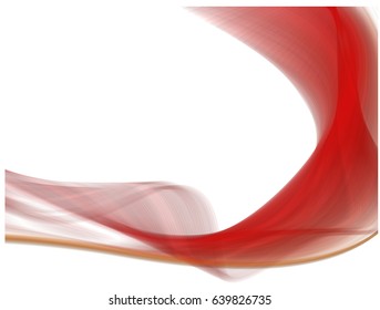Abstract wave background advertising vector shiny colorful line red