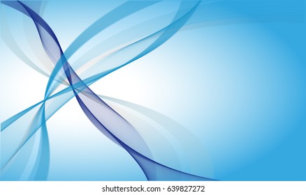 Abstract wave background advertising vector shiny colorful line blue