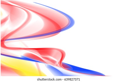 Abstract wave background advertising vector shiny colorful line red