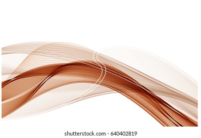 Abstract wave background advertising vector shiny colorful line yellow