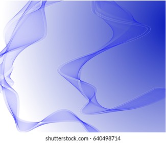 Abstract wave background advertising vector shiny colorful line blue