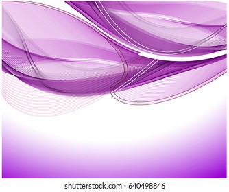 Abstract wave background advertising vector shiny colorful line purple