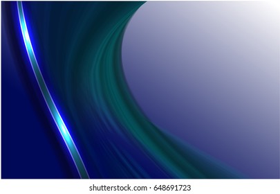 Abstract wave background advertising vector shiny colorful line blue
