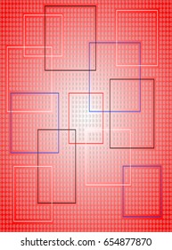 Abstract wave background advertising vector shiny colorful line Squares red
