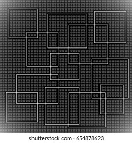 Abstract wave background advertising vector shiny colorful line Circles and Squares black