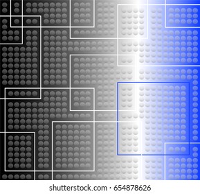 Abstract wave background advertising vector shiny colorful line Circles and Squares blue
