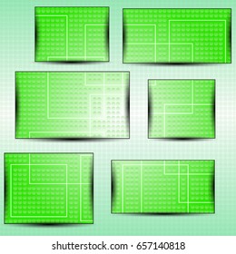 Abstract wave background advertising vector shiny colorful line Circles and Squares green

