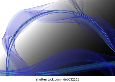 Abstract wave background advertising vector shiny colorful line blue