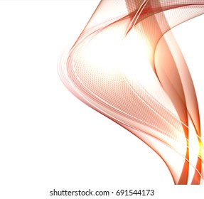 Abstract wave background advertising vector shiny colorful line red
