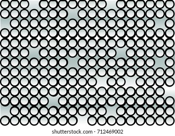 Abstract wave background advertising vector shiny colorful line circles blue