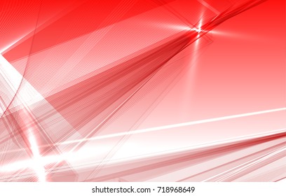 Abstract wave background advertising vector shiny colorful line red