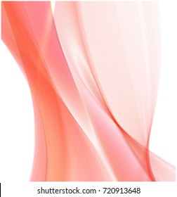 Abstract wave background advertising vector shiny colorful line red
