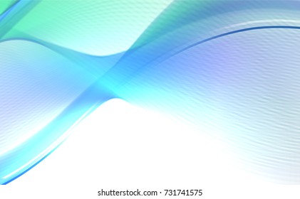 Abstract wave background advertising vector shiny colorful line blue