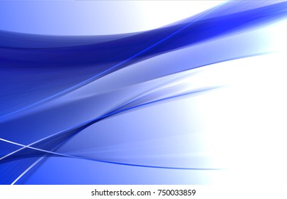 Abstract wave background advertising vector shiny colorful line blue