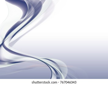 Abstract wave background advertising vector shiny colorful line blue