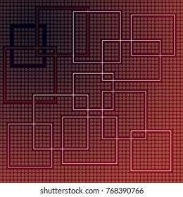 Abstract wave background advertising vector shiny colorful line square red