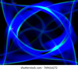 Abstract wave background advertising vector shiny colorful line blue