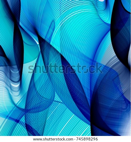 the abstract wave. abstract background for banner or card. flight of tissue. Soft wave is beautiful background for beauty flyer. The illustration of dynamics and wind blowing. Suitable frame for text
