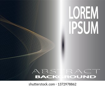 Abstract wave background black white