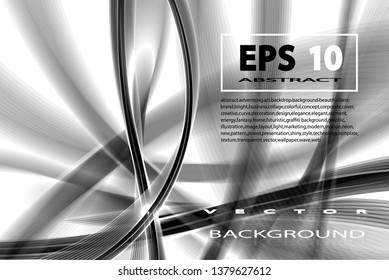 Abstract wave background black white