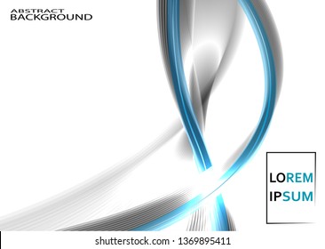 Abstract wave background blue