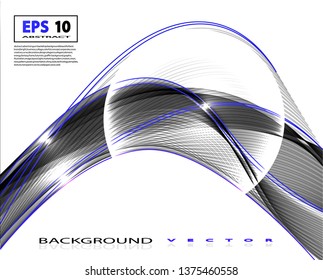 Abstract wave background blue
