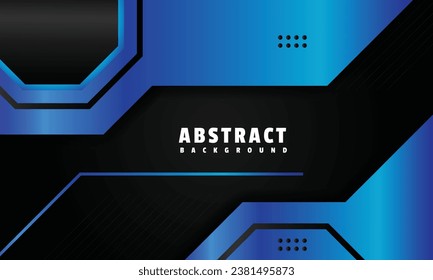 Abstract wave background with blue shape design