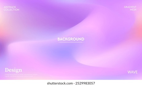 Arrière-plan Abstrait vague avec combinaison de couleurs vives, beau et luxueux. Couleurs pastel minimalistes, en eps10