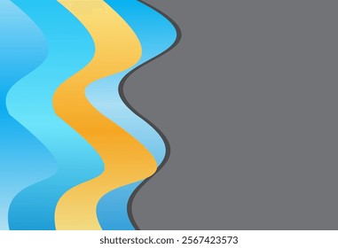 abstract wave background with bright colors and is great for presentation backgrounds, banners, business cards, book covers and garment fabrics