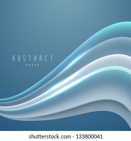 Abstract wave background. Can be use for banner, poster, flyer, and corporate presentations.