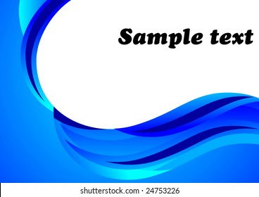 abstract wave background; clip-art