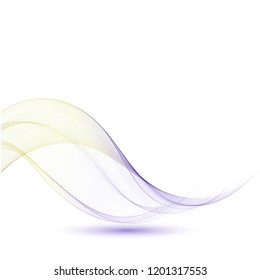 
Abstract wave background. Color lines in the shape of a wave.