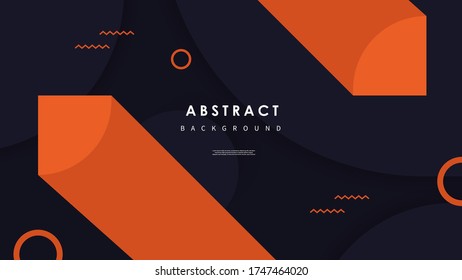 Abstract wave background with colorful geometric shapes Vector
