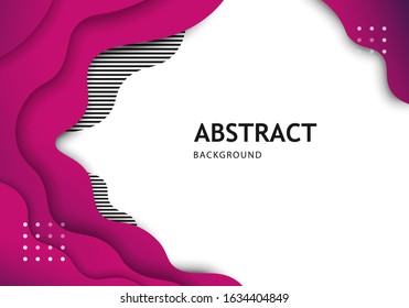 Abstract wave background with colorful shapes Vector