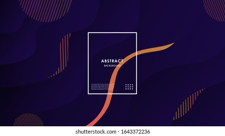 Abstract wave background with colorful shapes Vector