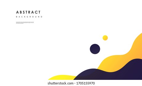 Abstract wave background with colorful shapes Vector
