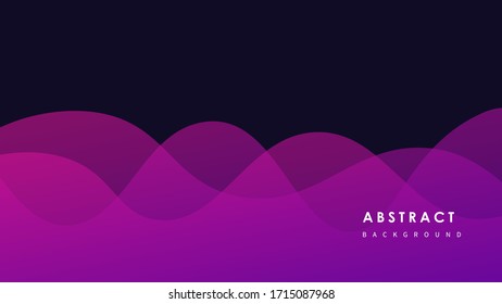 Fondo de onda abstracta con formas coloridas Vector