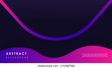 Abstract wave background with colorful shapes Vector