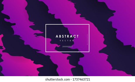 Abstract wave background with colorful shapes Vector