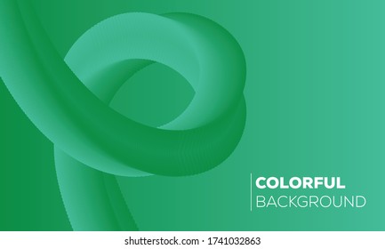 Abstract wave background with colorful shapes