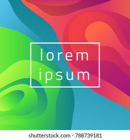 Abstract wave background. Colorful vector illustration