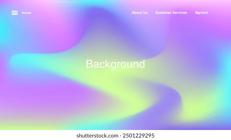 Abstract wave background with a combination of luminous colors, beautiful and luxurious. Minimalist pastel colors