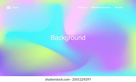 Abstract wave background with a combination of luminous colors, beautiful and luxurious. Minimalist pastel colors