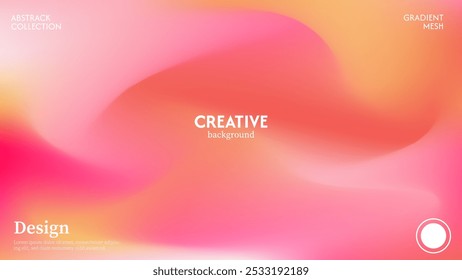 Abstract wave background with a combination of soft pastel gradations, beautiful and luxurious. Minimalist pastel colors.