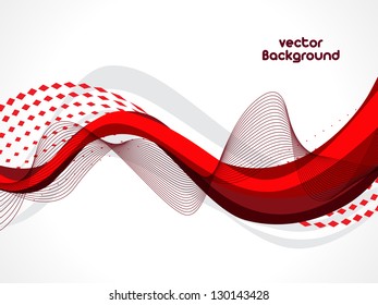 Abstract wave background composition EPS 10. Can be used for flyers and corporate presentations.